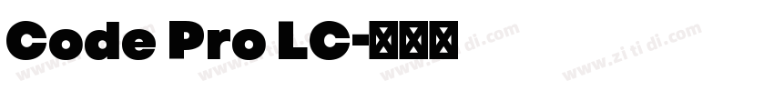 Code Pro LC字体转换